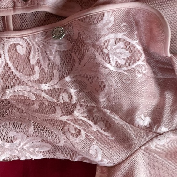 Pink lace swing summer dress jacket - Picture 4 of 7